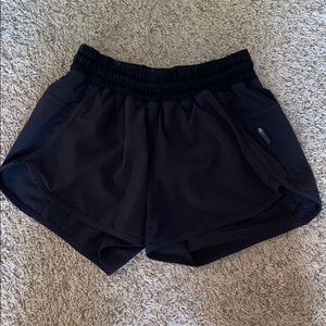 Black lululemon tracker shorts